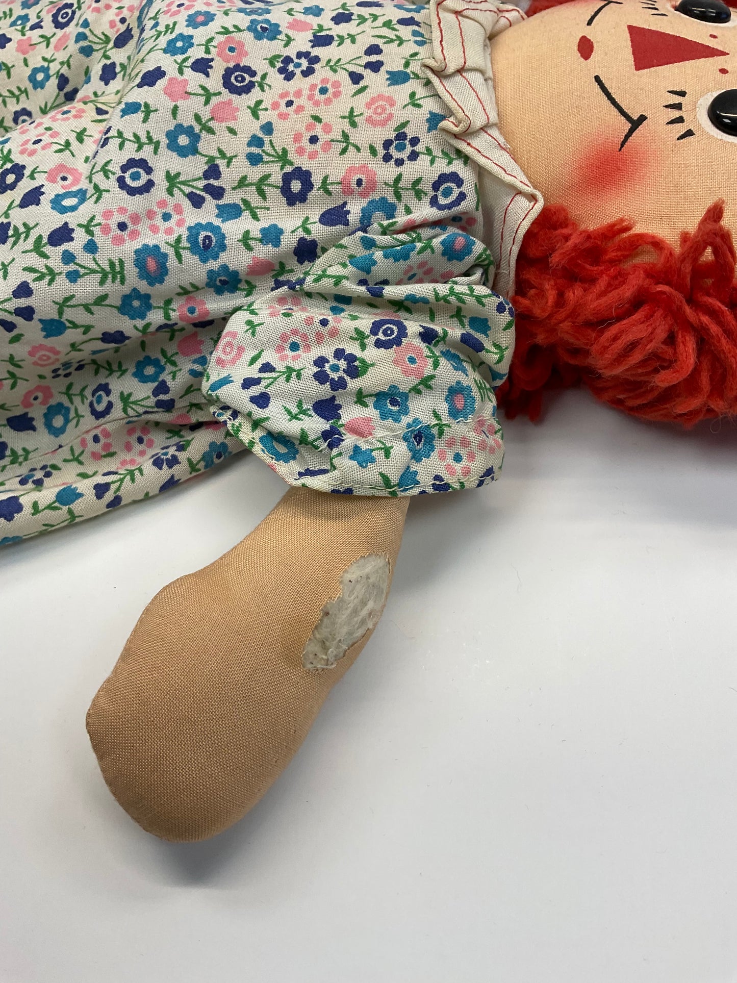 Raggedy Anne & Andy Vintage Stuffed Dolls Pair