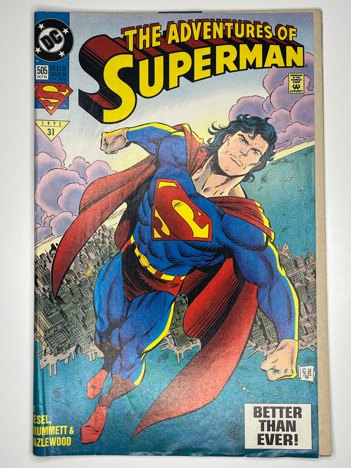 The Adventures of Superman #505 Vintage October 1993 DC Comic Book
