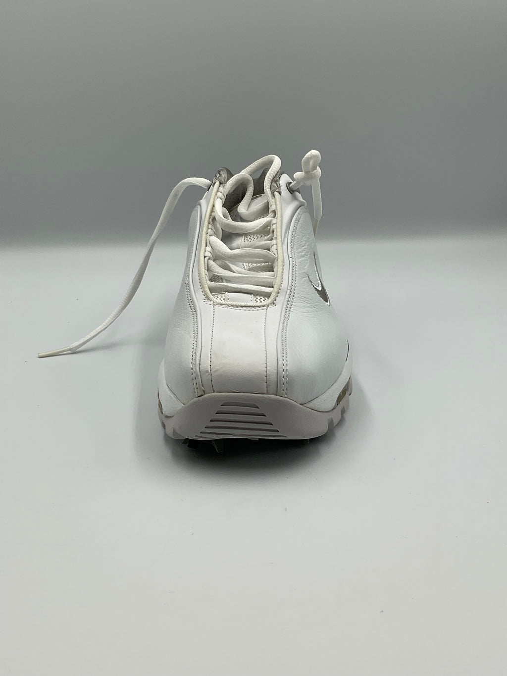 Nike WMNS Air Max Sport Plus Golf Shoes 307428-101 White Metallic Silver