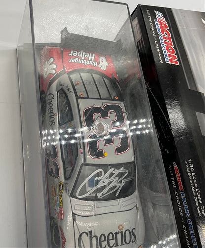 Clint Bowyer Autographed 1:24 Scale Die-Cast Model Car NASCAR #33