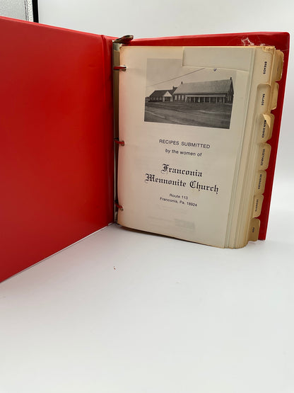 Vintage Franconin Culinary Pride ‘n Joy Cookbook Mennonite Church