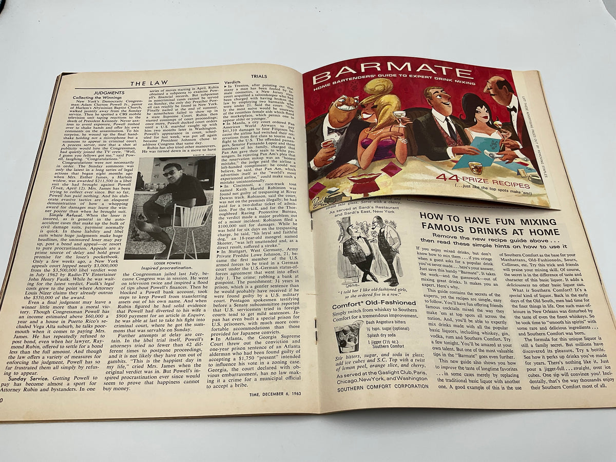 Vintage Time Magazine - Nov 29 1963 Lyndon Johnson/ JFK Kennedy Assassination