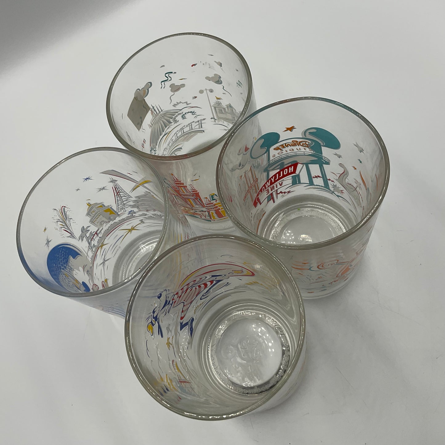 1996 McDonald’s Walt Disney World 25Th Anniversary Tumblers Set Of 4