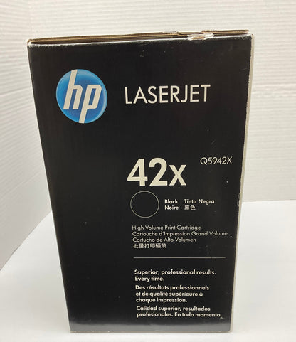 HP LaserJet Printer 42X Black High Yield Toner Cartridge Brand New in Original Box