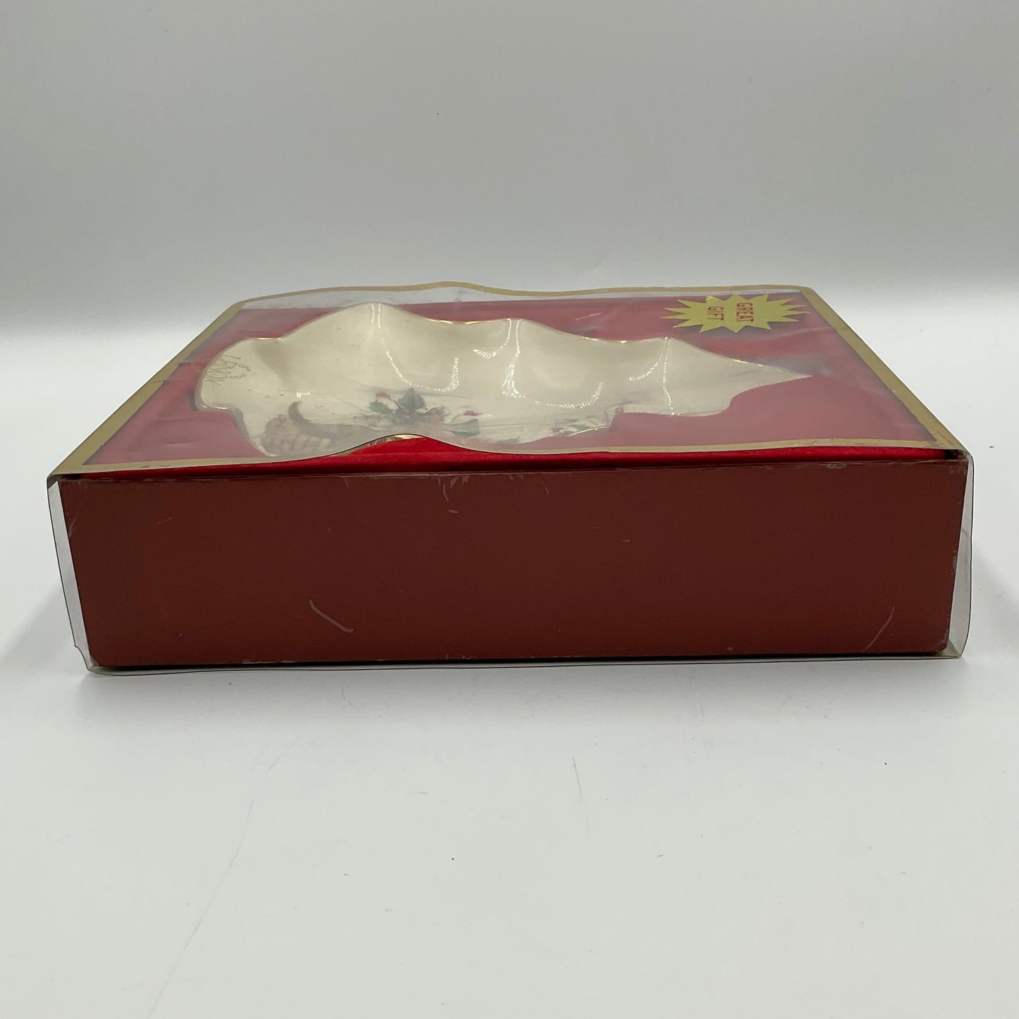 Lenox Holiday Tartan Tree Candy Dish