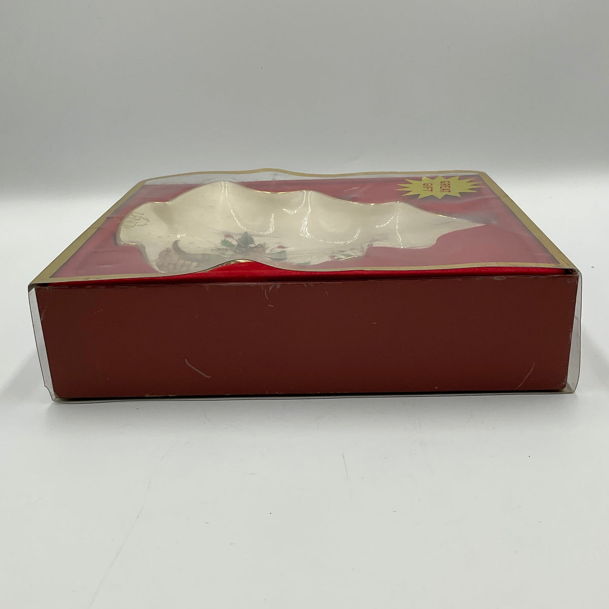 Lenox Holiday Tartan Tree Candy Dish in Original Box