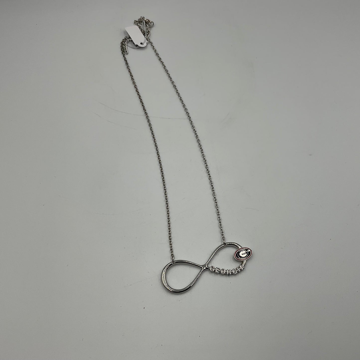 Georgia Bulldogs Infinity Necklace