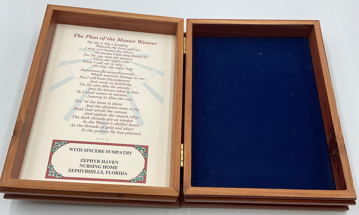 Dove of Peace KJV Holy Bible King James Version Ceder Wood Presentation Box