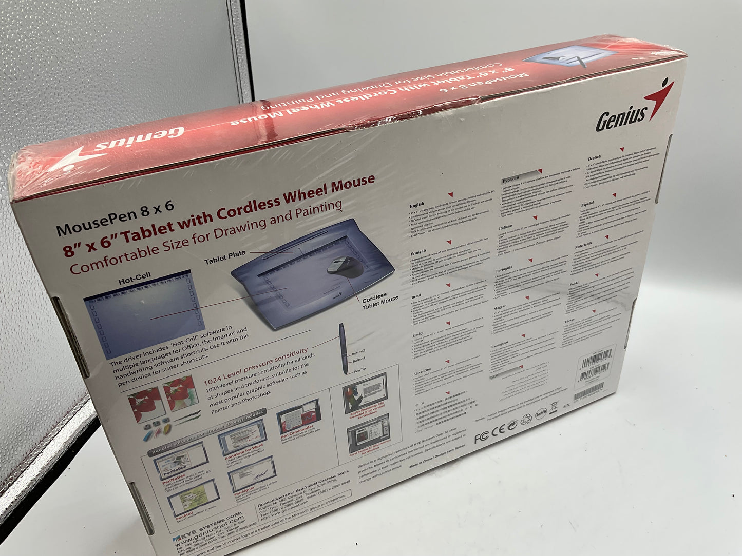 Genius MousePen Drawing Tablet (Metallic Slate Blue)