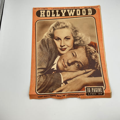 Vintage Italian Film Magazine Hollywood Dated June 23,1949