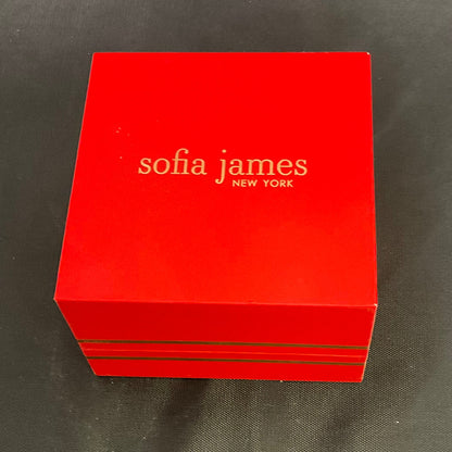 Sofia James New York Swarovski Crystal Hoop Earrings