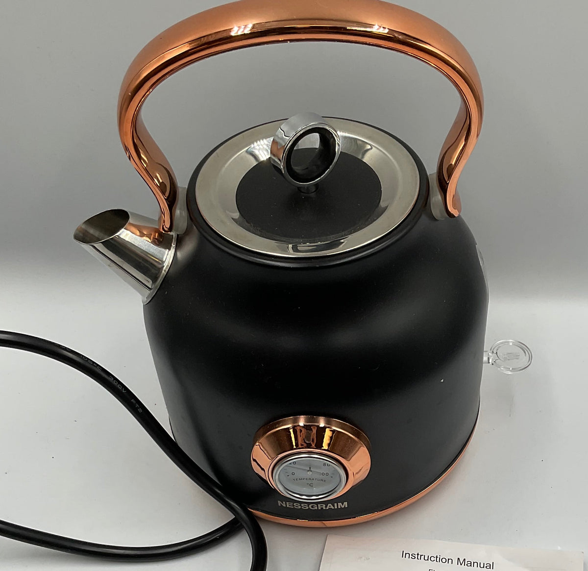 Nessgraim Retro Electric Kettle Untested Excellent Condition