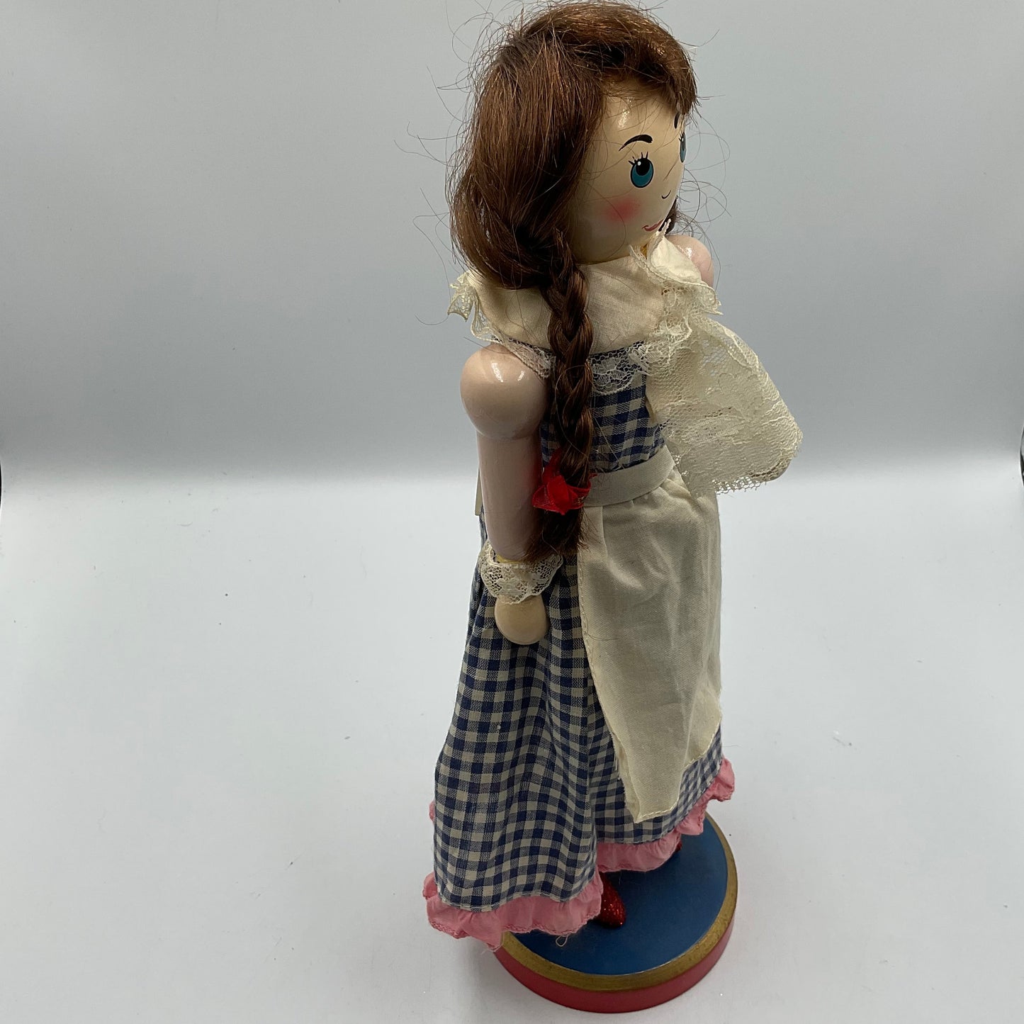Vintage Dorothy From The Wizard Of Oz Wooden Nutcracker Doll
