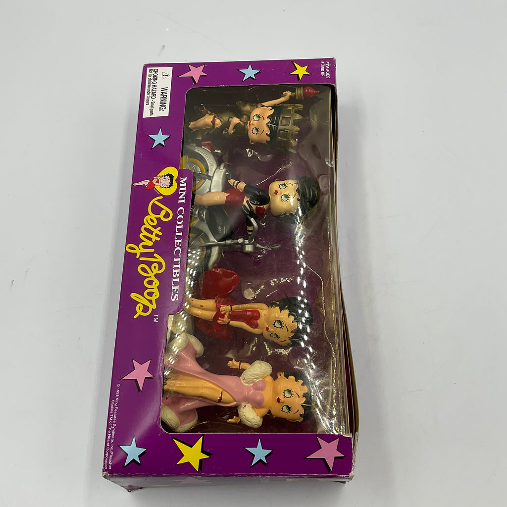 Vintage Betty Boop Mini Collectibles Unopened Figure Damaged Box
