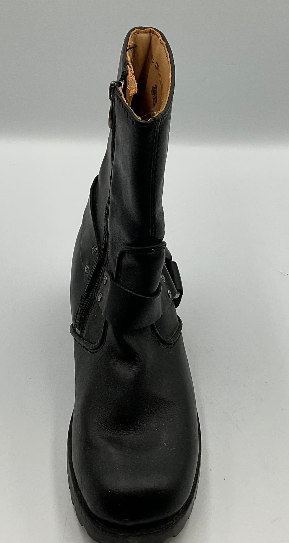 Harley Davidson Women's Leather Boots Medium Black Ashby Size 7 and a Half