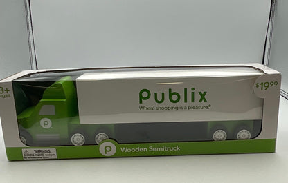 Publix Wooden Semitruck Collectible in Original Box