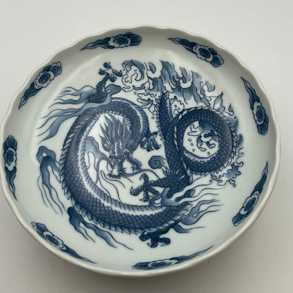 Set of 4- Blue and White Porcelain Decorative Dishes