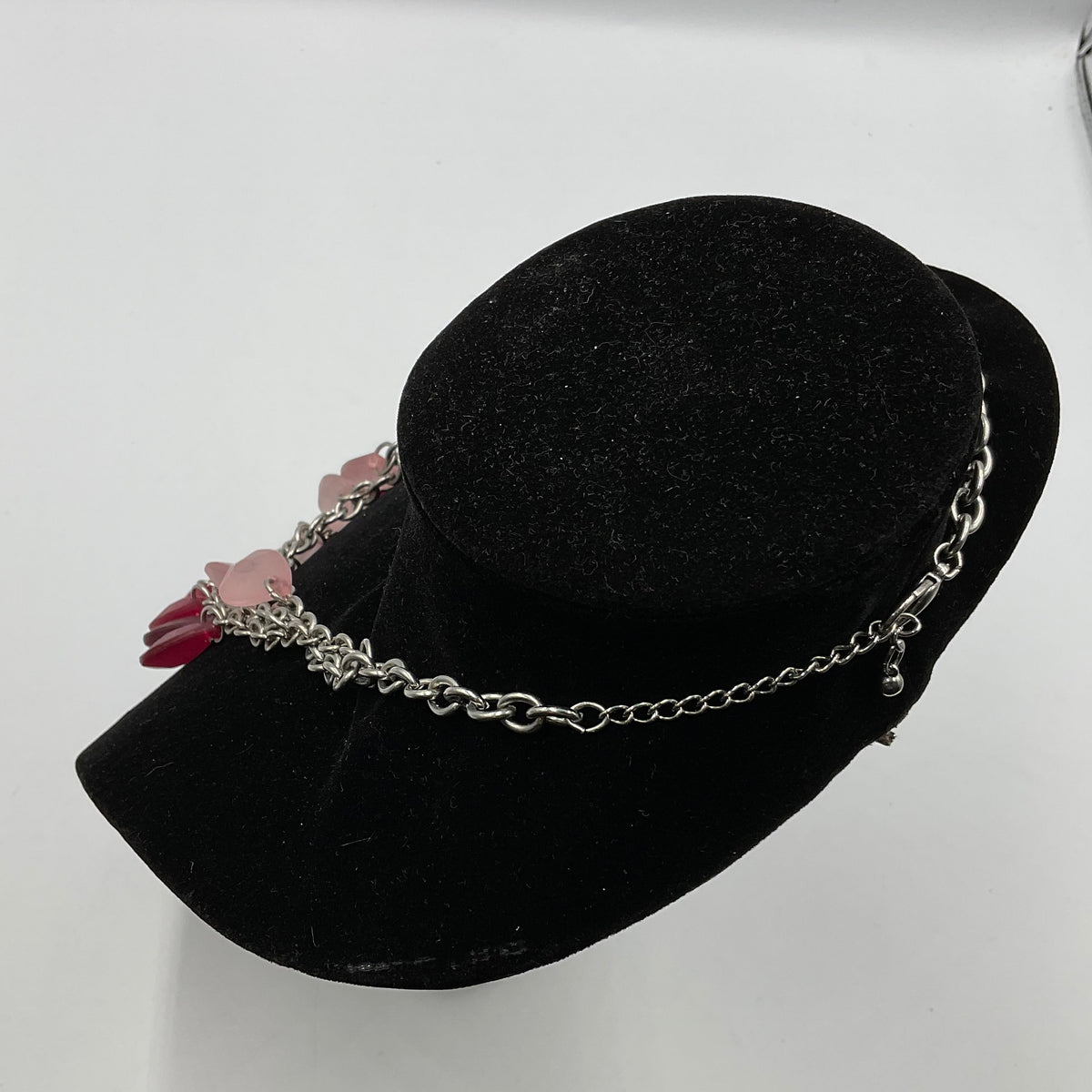 Pink Red Burgundy Tear Drop Dangle Pendants Chain Necklace