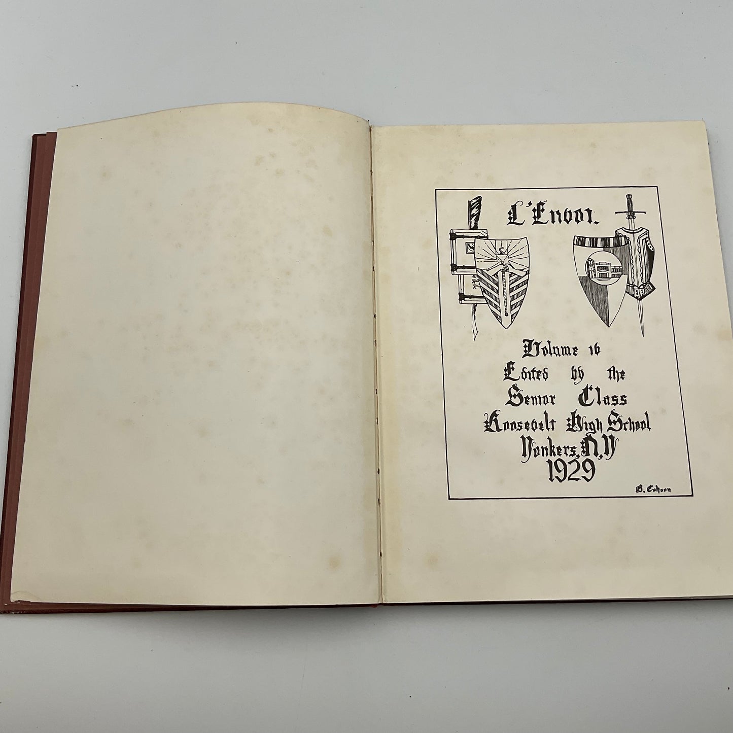 Roosevelt High School Yonkers NY, Vintage 1929 Yearbook