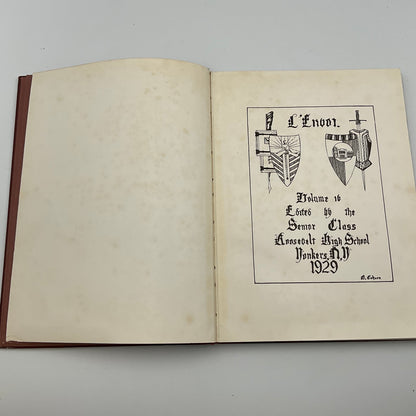 Roosevelt High School Yonkers NY, Vintage 1929 Yearbook