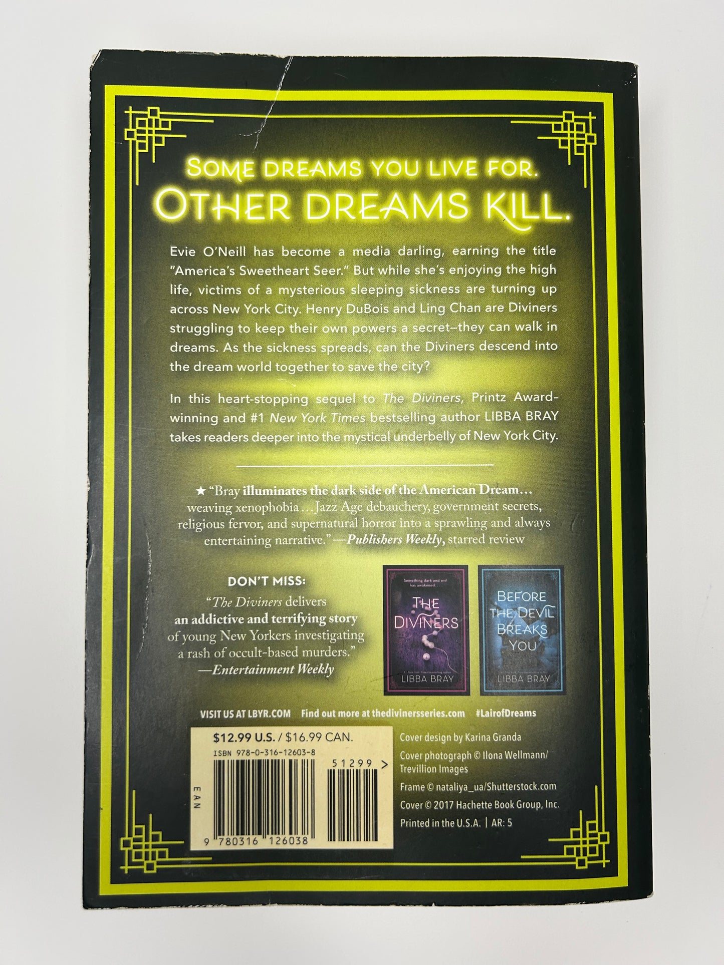 Lair of Dreams: A Diviners Novel by Libba Bray