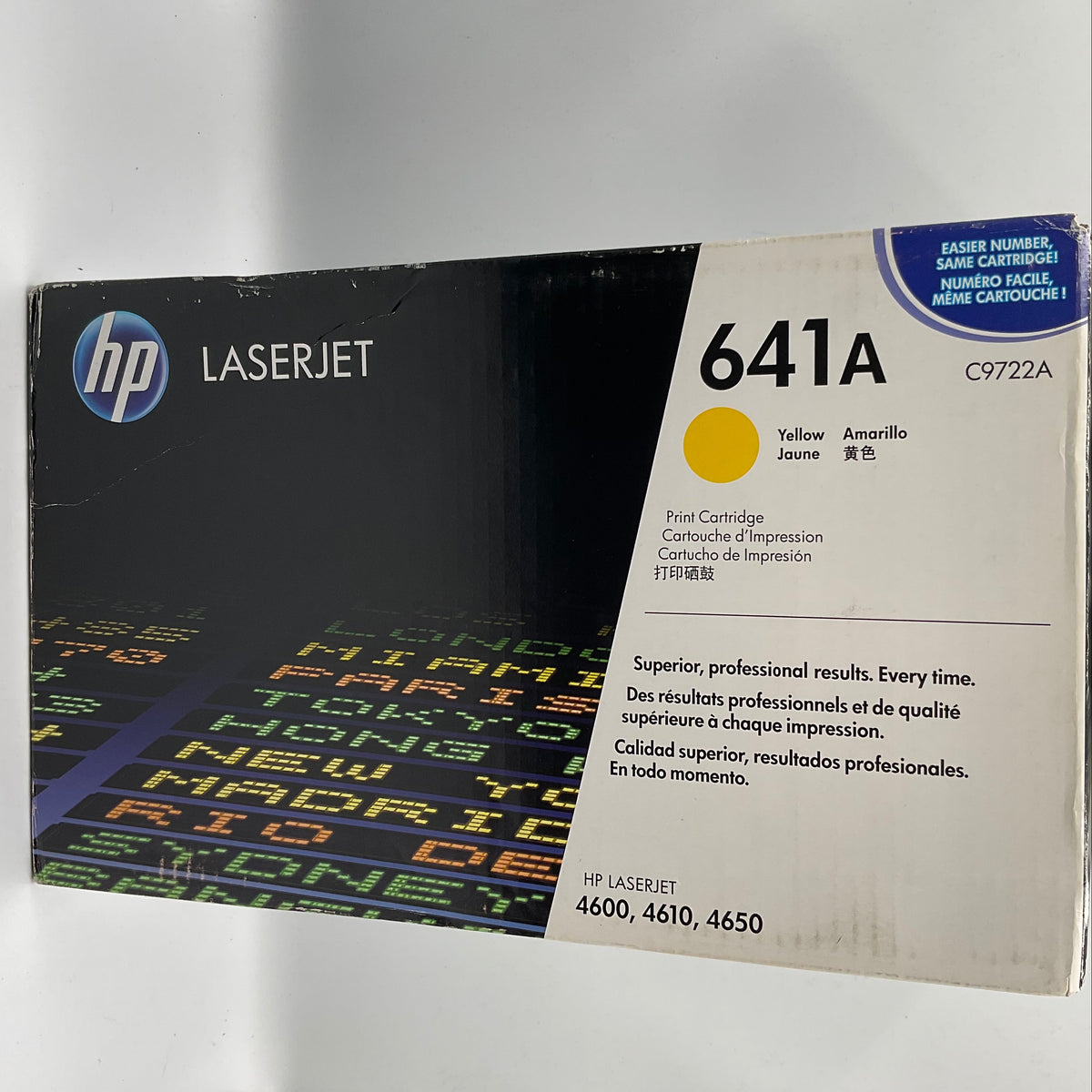 Genuine HP LaserJet 641A Yellow Print Cartridge Sealed Brand New