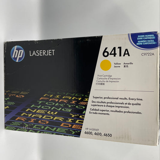 Genuine HP LaserJet 641A Yellow Print Cartridge Sealed Brand New