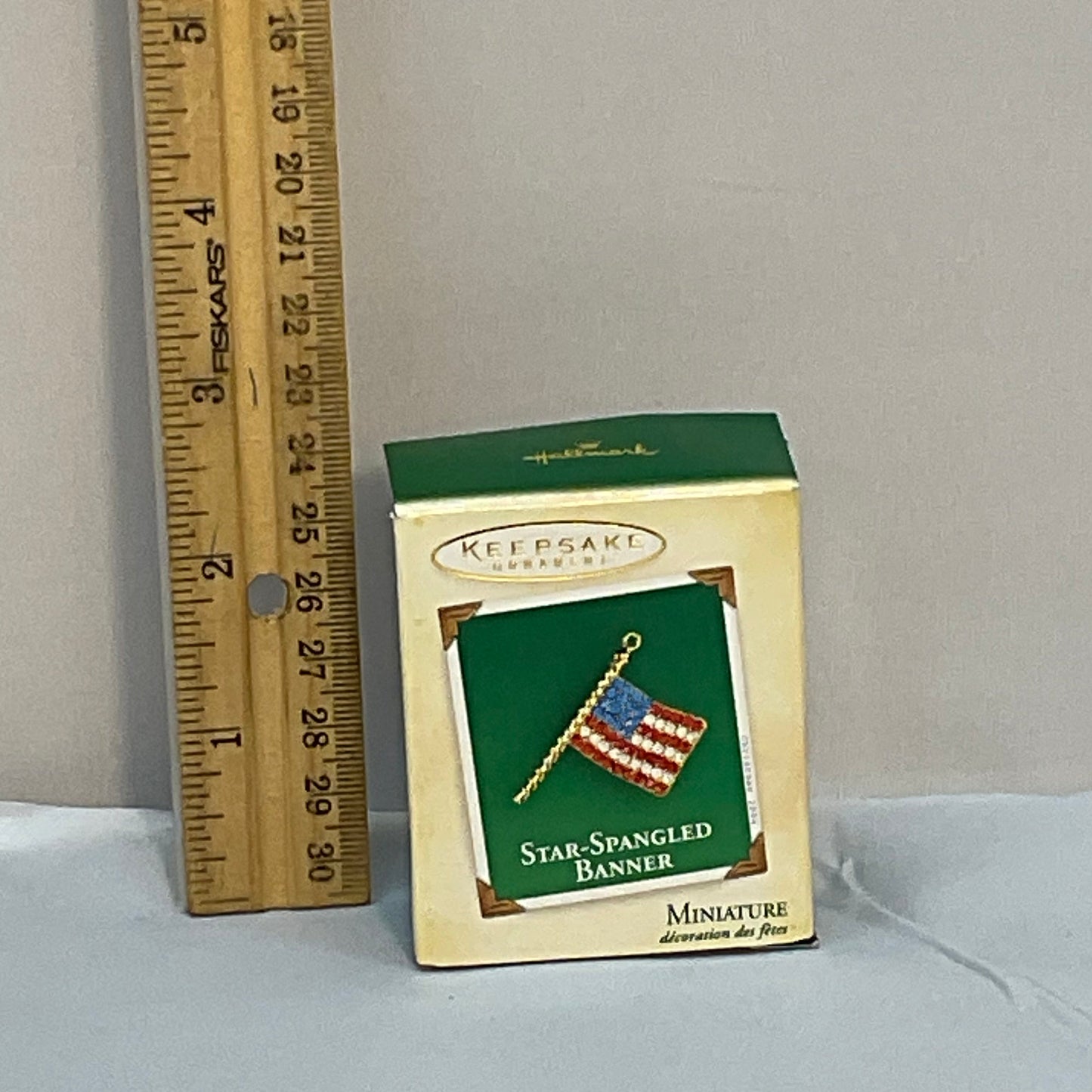 2004 Miniature Hallmark Keepsake Ornament Star-Spangled Banner