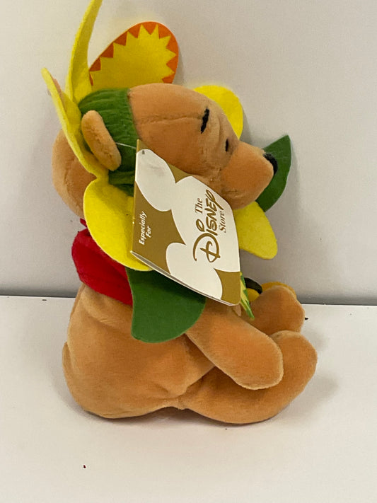 Flower Costume Winnie the Pooh Bear & Friends Vintage Mini Beanbag Beanie Plush Disney Collectible
