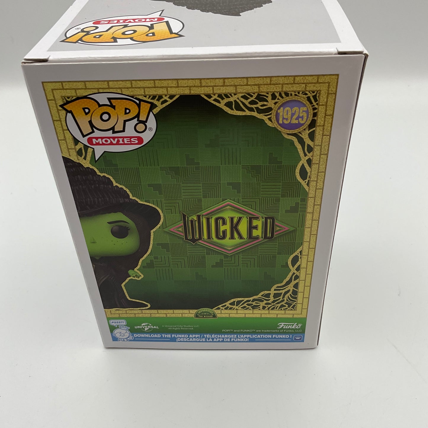 Elphaba Wicked Movie Funko Pop! #1925 Vinyl Figurine Minor Box Imperfections