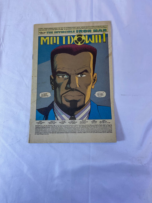 The Invincible Iron Man #287 Without Cover