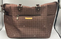 Anne Klein Iconic Lion Logo Print Tote Shoulder Travel Bag