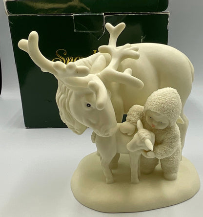 Department 56 Snowbabies I Caribou You #68942 Retired 1999 Figurine w/ Box