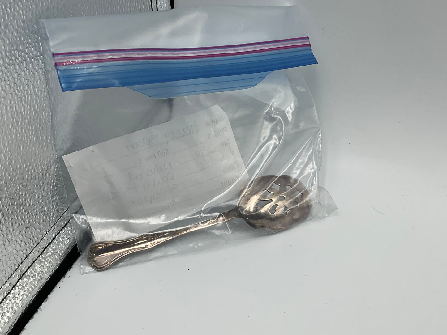Silver-plated soup spoon