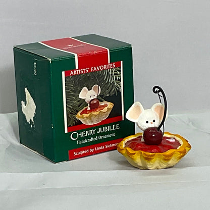 1989 Hallmark Keepsake Ornament Cherry Jubilee w/Box