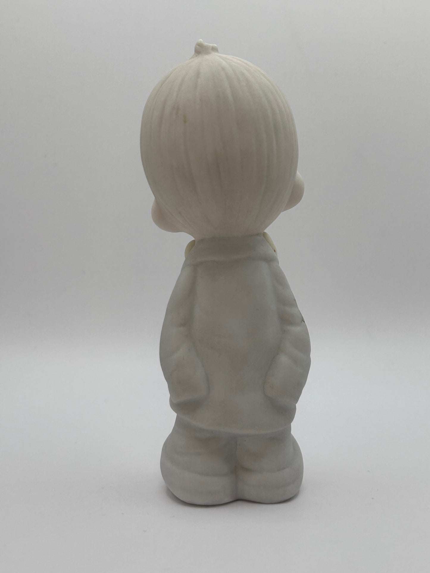 Precious Moments Vintage 1983 "Groom" Hand-Painted Porcelain Collectible Figurine
