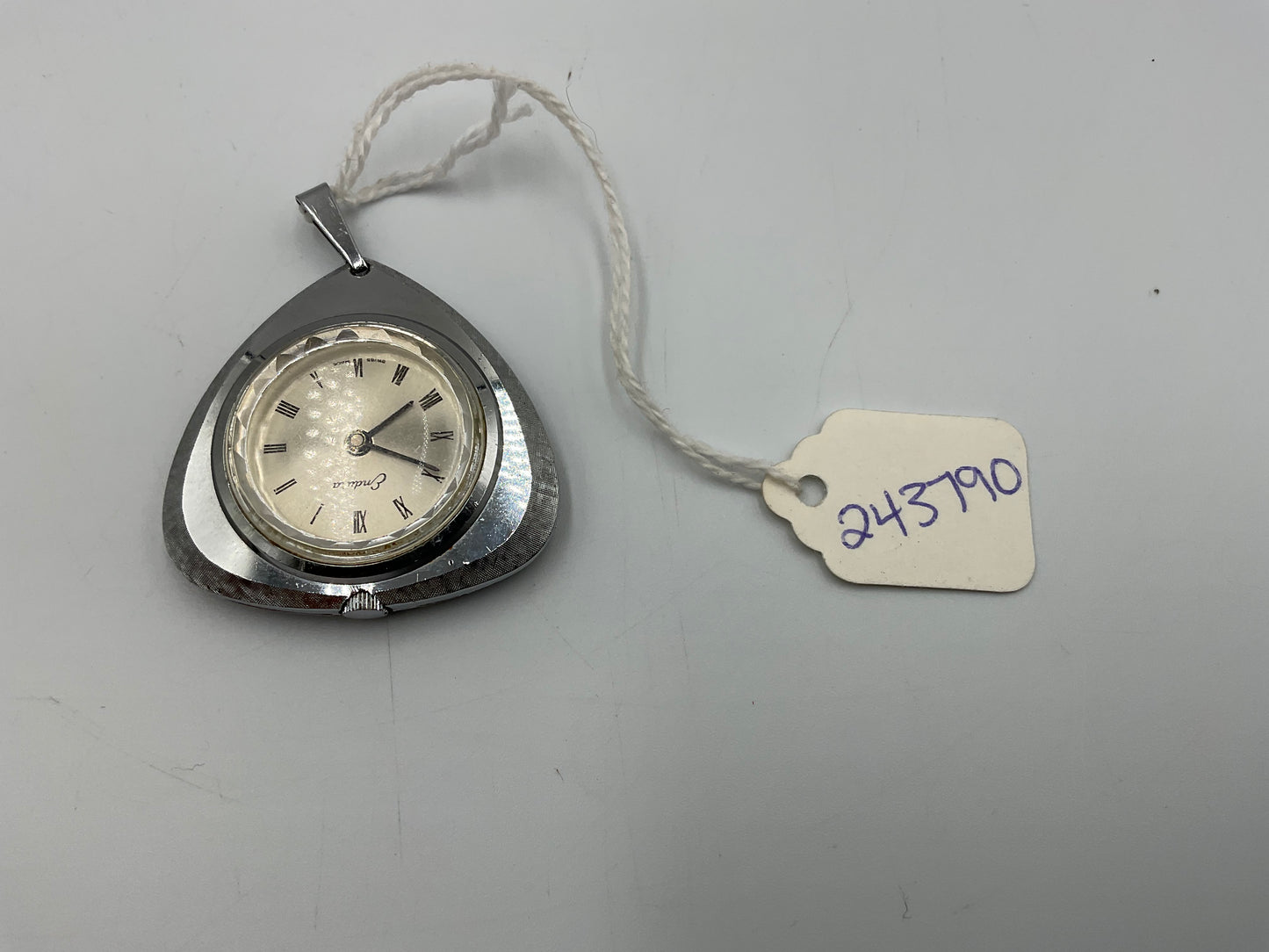 Endura Swiss Made Vintage Pendant Windup Watch