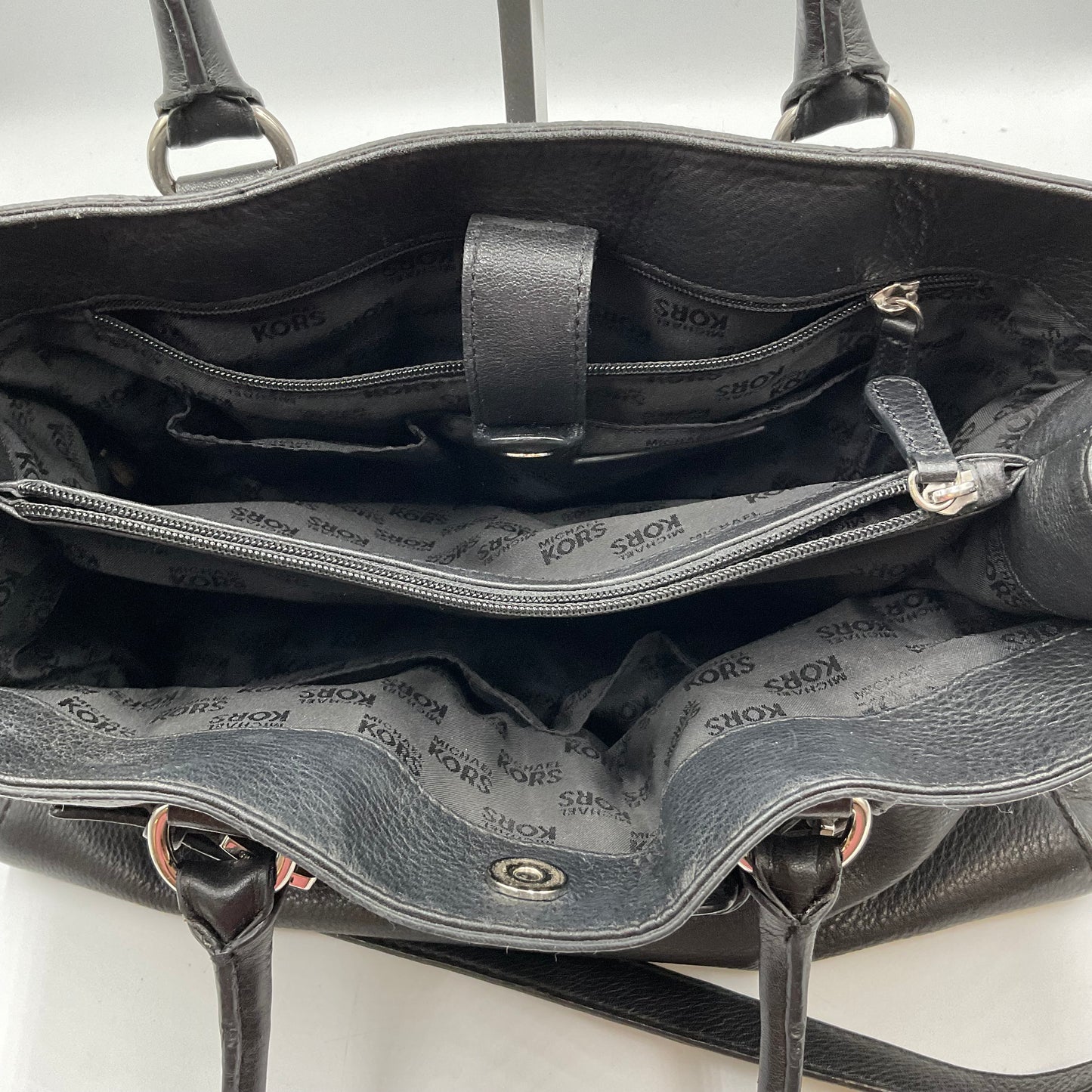 Michael Kors Black Large Hamilton Handbag