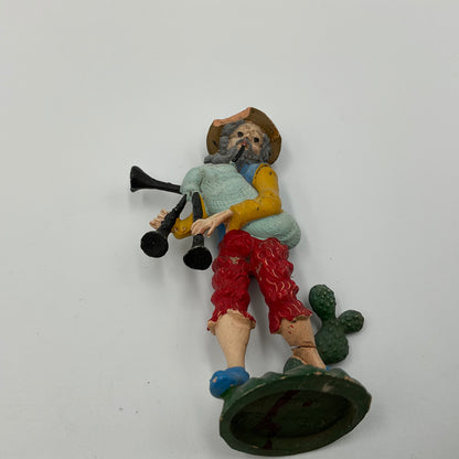 Vintage Italian Figurine Bagpiper Shepard Musician