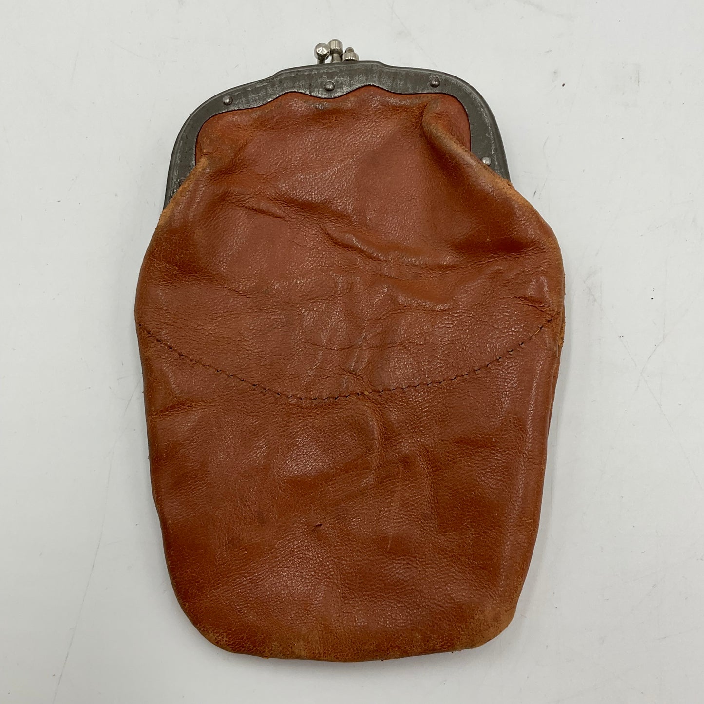 Vintage Leather Coin Purse From The State Exchange Bank