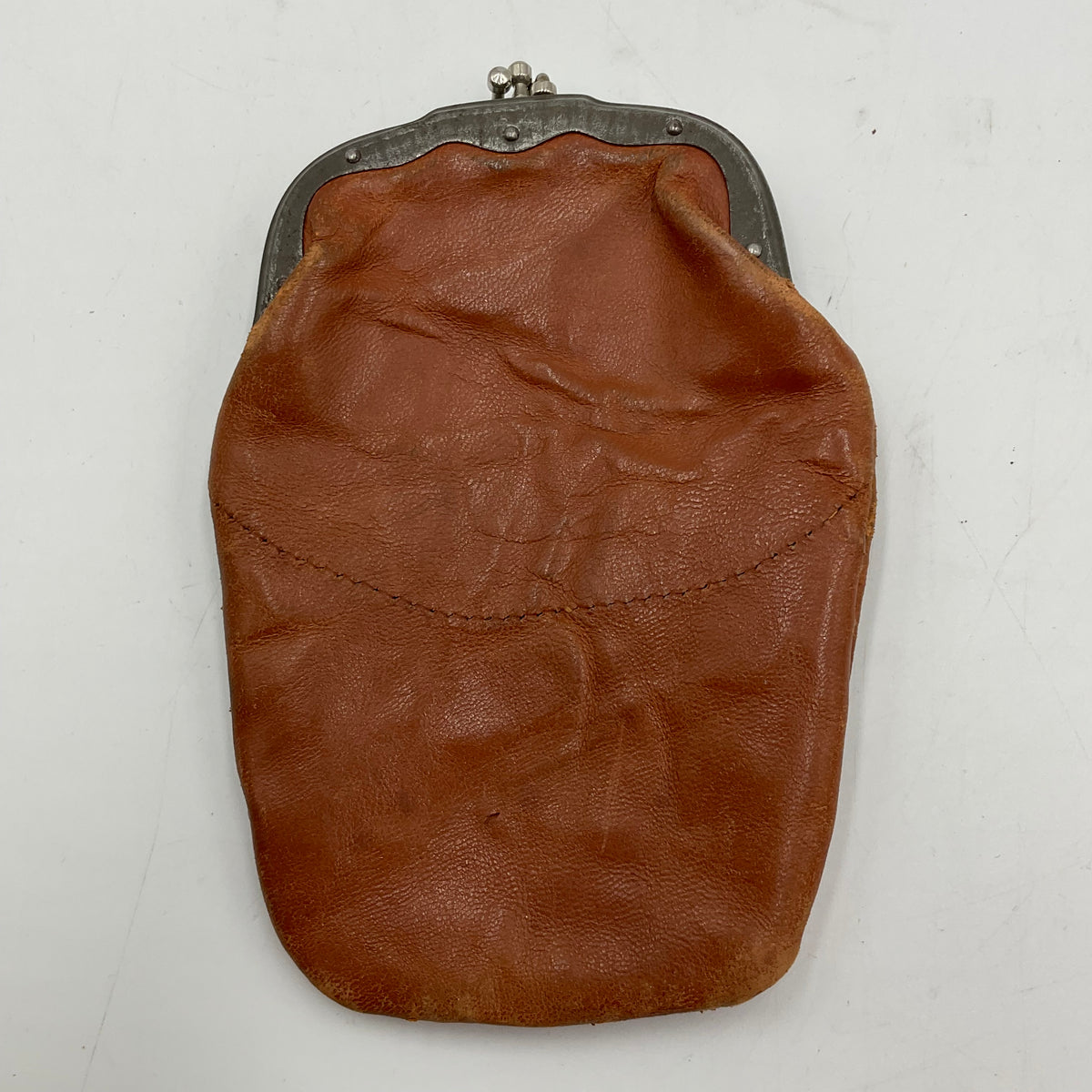 Vintage Leather Coin Purse From The State Exchange Bank