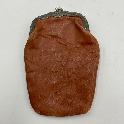 Vintage Leather Coin Purse From The State Exchange Bank