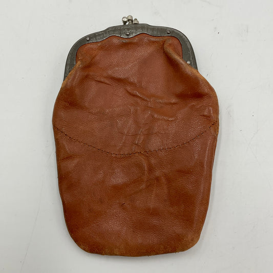 Vintage Leather Coin Purse From The State Exchange Bank