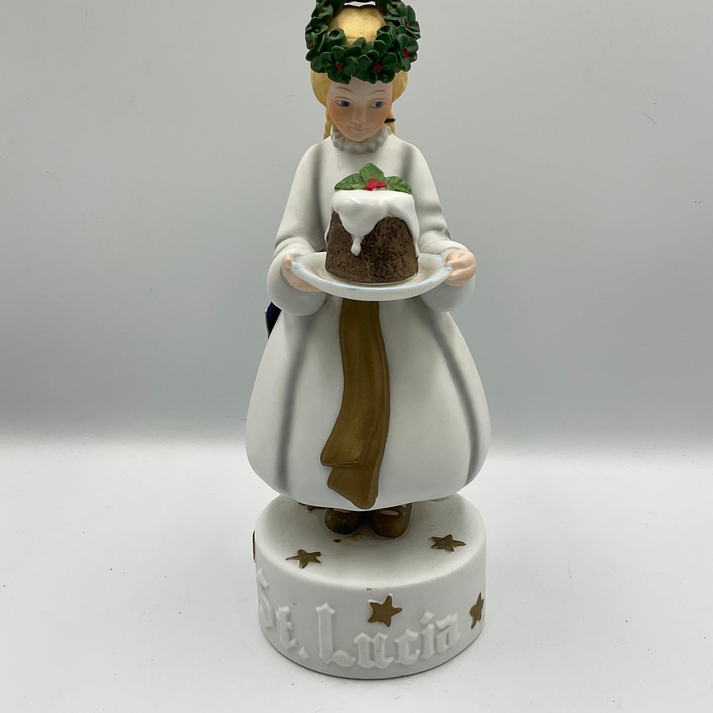 St. Lucia Porcelain Figurine Music Box