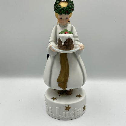 St. Lucia Porcelain Figurine Music Box