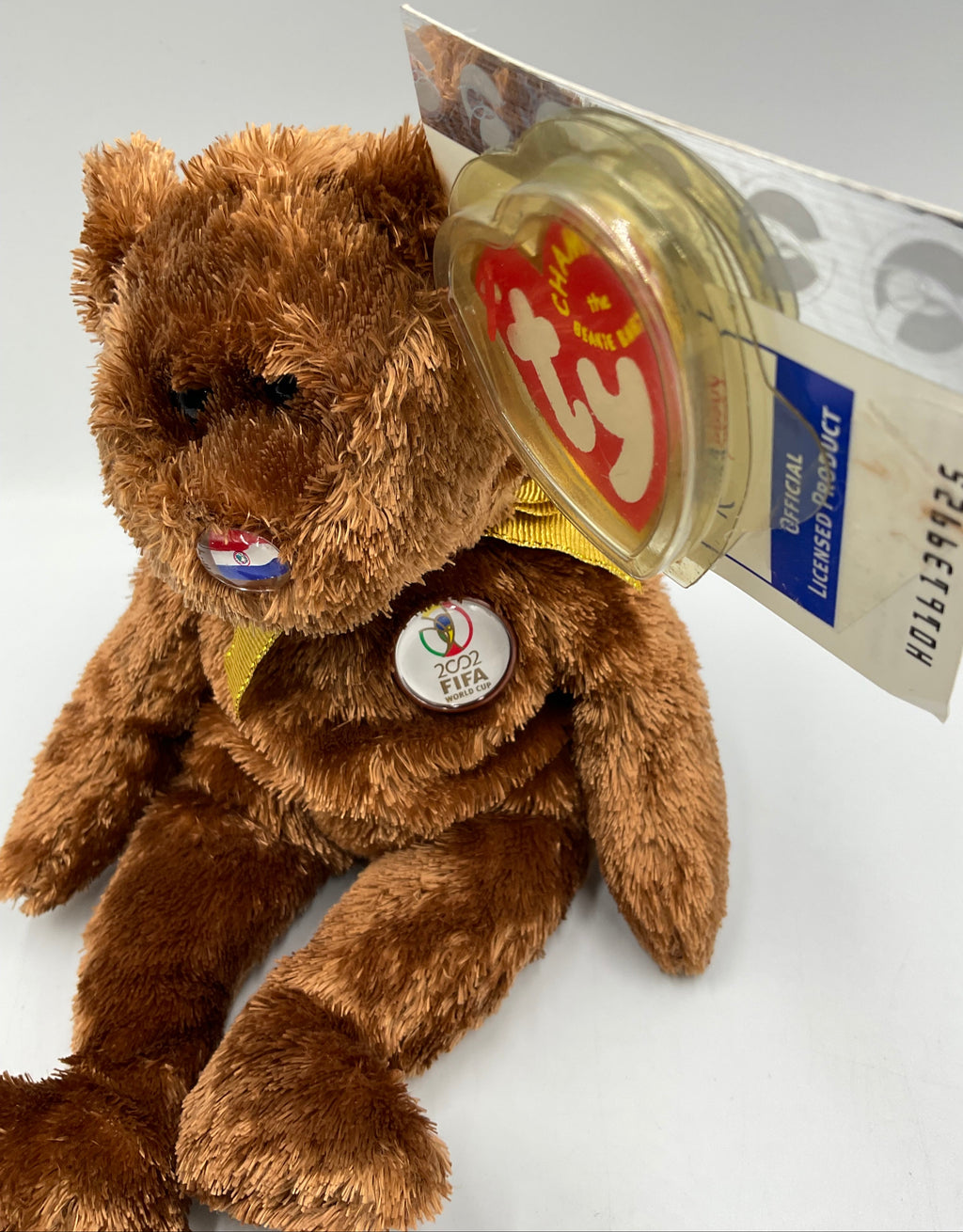 2002 Ty Beanie Baby FIFA World Cup Bear Paraguay