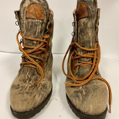 Black Rock Brown and Camo Hunting Leather Work Boots