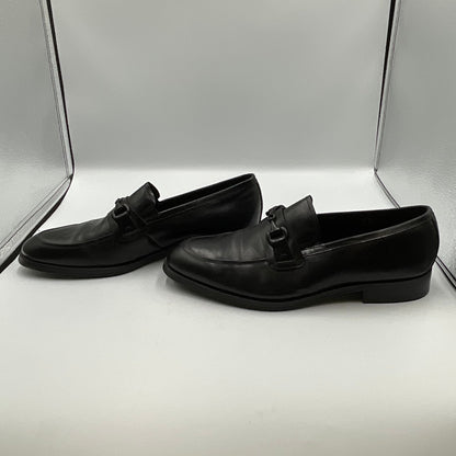 Kenneth Cole Black Leather Brock Loafers Men's Shoes Size 12