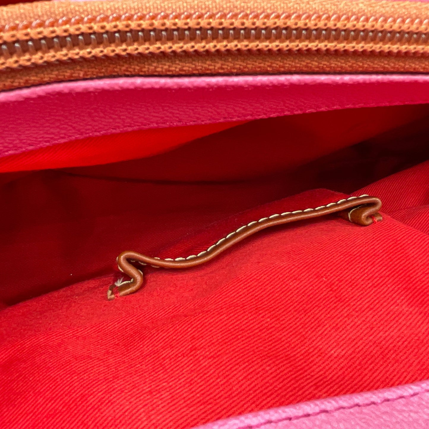 Hot Pink Dooney & Bourke Leather Satchel Shoulder Bag Handbag Purse