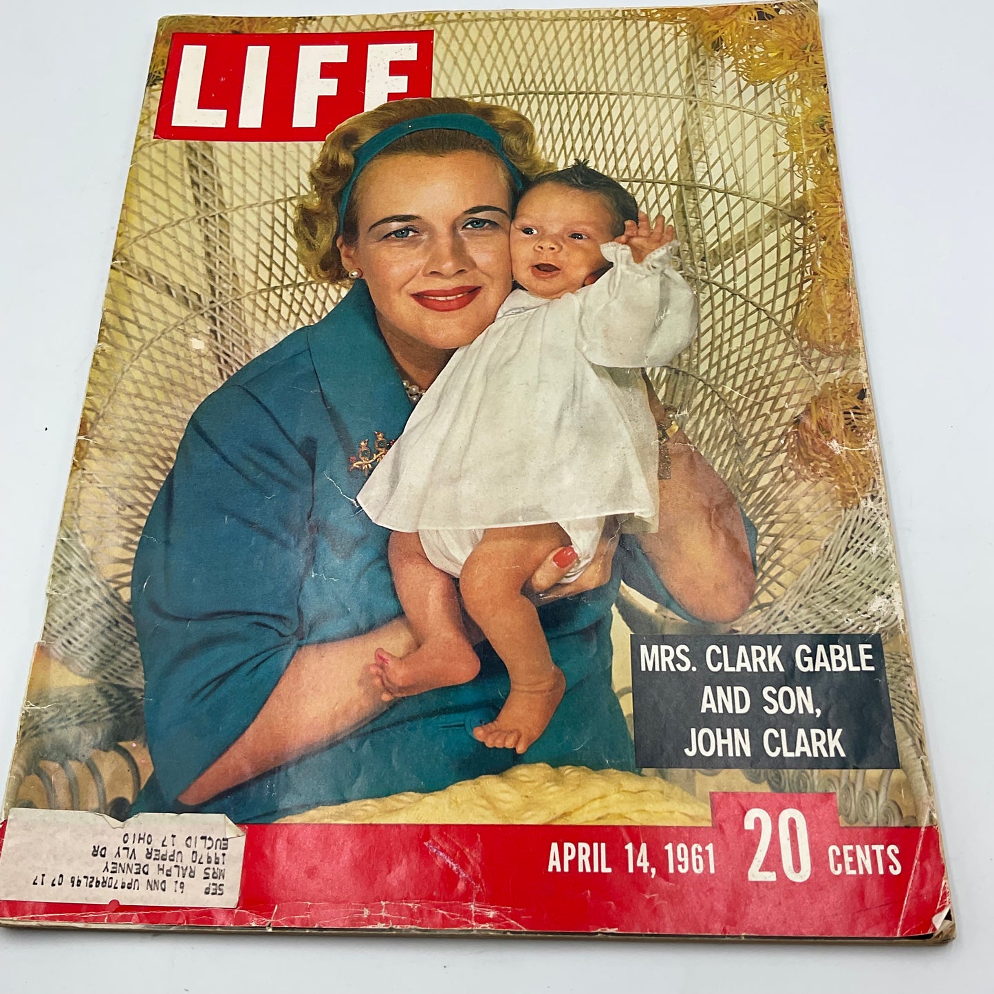 Life Mrs.Clark Gable and Son, John Clark